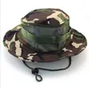 Jakt vandringslösningar män utomhus hink fiske militära hink hink hatt jakt fiske utomhus mössa breda brim militär unisex sunhat