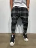 Pants Summer Men's Checkered 3d Digital Printed Casual Pants Fashion Sweatpants Men Small Feet Hip Hop Trousers