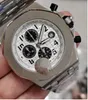 Luxury Watch Men Sapphire Glass Pełna funkcja kwarcowe zegarki chronografowe 42 mm zegarki ze stali nierdzewnej