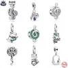 Для Pandora Charms Authentic 925 Silver Beads Dangle Hot New Europe Music Bead Penden