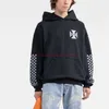 Vêtements de créateurs Sweats à capuche pour hommes Version haute Rhude Winter Wash Sweat à capuche imprimé en damier Marque de mode américaine Hommes Femmes Manteaux Mode Streetwear P