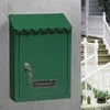 Decorazioni da giardino Cassette postali in metallo con serratura per esterni Cassetta postale a parete Cassetta delle lettere con secchio postale con chiave per forniture per la decorazione domestica 230603