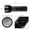 51 Torcia UV a LED 395nm Ultra Violet Torch Light Lamp Blacklight Detector per macchie di urina di animali domestici e cimici dei letti