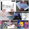 Tablettes Elice A2 A3 A4 A5 ultra mince LED dessin tablette graphique numérique USB lumière LED tablette de dessin peinture d'art électronique