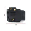 Tactical Green Dot Laser Sight+500LM White Light Magnetic Airsoft Compact Aiming Light for 20mm Rail