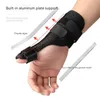 Fotbehandling Övriga hälsoskönhetsartiklar Metacarpal Finger Splint Hand Brace Thumb Finger Splint For Fractures Little Four Finger Immobilizer Straightener 230602