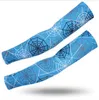 Zomer 3D print ijs zijde arm warmers Manchetten Outdoor Paardrijden Vissen anti-UV zon Bescherming Arms Mouwen Heren Dames Outdoor Wandelen kamperen Handbeschermhoes