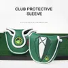 Inne produkty golfowe pokrywka Puttera Magnetyczna Mallet Blade Headcover Waterproof Faux Leather Protector Iron 230602