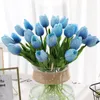 Decorative Flowers 5 Artificial Home Model Room Decoration Wedding El Cake Decorations Flower With Lights