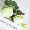 Fleurs décoratives 6 cm tête de pivoine soie fleur artificielle mariage décor à la maison bricolage couronne Scrapbook boîte-cadeau décoration de fête