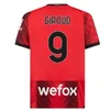 S-4XL 23 24 PULISIC IBRAHIMOVIC KOCHE camisetas de fútbol AC MILANS GIROUD DE KETELAERE R. LEAO TONALI THEO camiseta de fútbol especial cuarto cuarto hombres niños kit uniformes