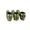 Colorful Skull Spider Multi Style Pipes Dry Herb Tobacco Filter Tube Portable Zinc Alloy Removable Handpipes Hand Smoking Cigarette