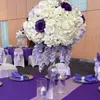 Clear Crystal Flower Display Stand Flower Stand Vase Wedding Table Centerpieces Dekorativa konstgjorda blommor Centerpiece Imake953