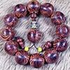 Strand SNQP Autentic Hainan Myanmar Huanghua Pear Hand String Buddha Beads Old Material Men's Literary Play