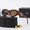 Солнцезащитные очки для роскошных дизайнеров для женских очков металлические очки жены в том же стиле UV400 защита с коробкой