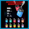 AIM CLEAR 8000 Jetable Vape Pen E Cigarette Dispositif Avec 650 mAh Batterie 18 ml Pod Pré-remplie Catridge rechargeable vs bang xxl