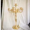 5 RAMIN CANDELABRA METAL Candle Holders Stands Wedding Table Centerpiecess Droga Doradca do domu Dekoracja imprezy domowej Imake970