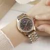 Montres-bracelets femme montres mode acier inoxydable ceinture montre luxe Quartz pour femmes Relogio Feminino horloges femmes