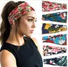 Bohemia Headbands 16 Colors Women Sports Yoga Headbands Lady Washing Face Stretch Wide Head Wrap Floral Hair Accessories