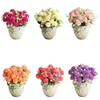 Decoratieve Bloemen Simulatie Hortensia Nep Meerdere Kleuren Realistisch Zijde Voor Feest Bruids Baby Home Decor