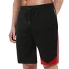 Heren Shorts Cargo Korte Broek Effen Met Zak Voor Mannen Sport Rode Trunks Elastisch Trekkoord Pantalones Cortos Para Hombres