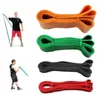 Bandas de resistência de treinamento de força muscular de borracha banda de tensão de ioga Cinto de resistência de anel para mulheres, homens, exercícios de fitness, bandas de pilates 5 pçs/conjunto Alkingline