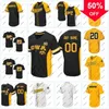 Xflsp GlaC202 Iowa Hawkeyes NCAA College Baseball Jersey Preto Branco Dourado Para Homens Femininos Jovens Costura Dupla Nome e Nmber Ordem da Mistura Alta Qualidade