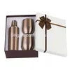 Mugs 3Pcs / Set Coffret cadeau en acier inoxydable à double paroi avec une bouteille de 500 ml et deux gobelets à vin de 12 oz