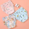 Tygblöjor Återanvändbara Elinfant Ecological Baby Diaper Training Pants Waterproof Washable Cotton Renlighet Lärande trosor Beskabla trasa 230614