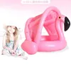 Inflatable Flamingo Swan matress with sunshade inflant swimming pool animal seat ring water floats boats baby swim tubes ring beach toy