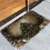 Tapijten 10 stks 3 Size Creatieve Kerst Kerstman antislip Keuken Kamer Vloermat Flanellen Tapijt Tapijt Woondecoratie