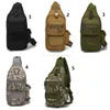 étanche Mens Messenger Sacs Casual Outdoor Voyager Randonnée Sports Toile sling Bag Hommes Sacs à bandoulière Military Messenger Pocket poitrine Pack Sac à dos