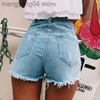 Kvinnors shorts 2020 Hot Sale Summer Woman High midja denim shorts Sexig cool smal kort jeans grossistpris droppe frakt T230603