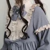 Abiti Magogo Sweet Vintage Lolita Dress Costume da donna a maniche lunghe Kawaii Loose New Cute Bow Abito in stile giapponese per ragazze Ins Hot