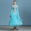 Sceniczne konkursy konkursowe suknie zawodowe nowoczesne stroje taneczne Kobiety Kobiety dhinstones High End Enven Evening Gown