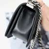 Luxe flaptas designer tas handtas schoudertassen crossbody tas kaviaar echt lederen kettingtas draagtas 20 cm replicatie avondtasje van topniveau met doos CH009