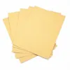 Emballage cadeau Enveloppe de couleur unie Enveloppes vierges pour colis Sac en papier kraft brun Envoi recyclé