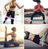 Yoga hip training belt durable tension latex belts home outdoor buttock shape legs exercise Resistance assist Bands deep squat Non-slip band