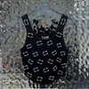 Femmes T-shirt Designer 2024 Femmes Summer Knit Tee Tops Pearl Inlay Coton Crop Top Vêtements Haut de gamme Sexy Pulls Gilet NDRE Haute Qualité445