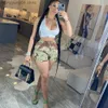 Frauen Shorts Sommer 2022 Neue Casual Mode Ausgestattet Gedruckt Damen Strand Camouflage Cargo Camo Shorts Hosen für Frauen T230603