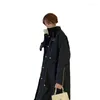 Men's Jackets Women's Winter Long Over Knee Lamb Hair Ins Thick Parker Korean Version Stand Collar Loose Coat Padded