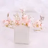 Coiffures 2023 Mode De Luxe À La Main Rose Perle Cristal Couronne De Mariée Diadèmes Couronnes De Fleurs Pour Les Femmes Mariée De Mariage Accessoires De Cheveux