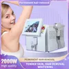 Hårborttagning Diode Laser 2000W Big Power Laser Platinum Permanent 755 808 1064NM Diod Alexandra Laser Tre våglängd för salonger 2024