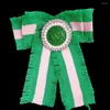 Spille 8 Stile Greco Sorority Rosa Verde Papillon Per Le Donne Moda Collare Camicia Pin Gioielli Goccia