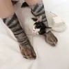 3D Hayvan Toynak Çorapları Cosplay Baskılı Kedi Köpek Kaplan Pençe Ayakları Yetişkin Çocuklar İçin SOCKS NEOSMAN EV Sıcak Uzun Sox Stocking Hediyeler Alkingline