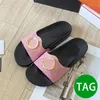 Neue Mode Hausschuhe Blondie Slide Sandalen Leinwand Beige Ebenholz Grün Marine Rosa Luxurys Männer Frauen Slipper Sommer Outdoor Strand Slides Flip Flop Sandale Eur 36-45