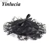 2 Pairs Black Lace Bow White Tassel Nipple Cover Plunge Bra Silicone Nubra Stickers Accessories Invisible Breast Pads Pasties L230523