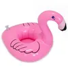 Uppblåsbar Flamingo Holder Drinking Botlle Holders Härliga barn Swim Pool Floats Bar Coasters Floatation Devices Barn Bad Toy