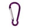 Carabiner Ring Keyrings 키 체인 스포츠 카라비너 ​​캠핑 하이킹 클립 후크 키 체인 알루미늄 편리한 캐리 클립 후크 도구