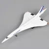 Aeronave Modle 1400 Concorde Air France Modelo de avião 1976-2003 Airliner Alloy Diecast Air Plane Model Crianças coleção de brinquedos de presente de aniversário 230602